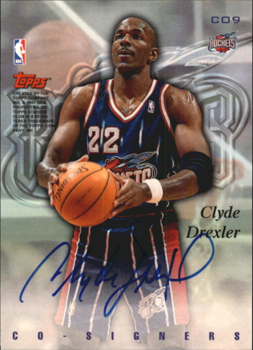 1997-98 Stadium Club Co-Signers #CO9 Juwan Howard/Clyde Drexler back image