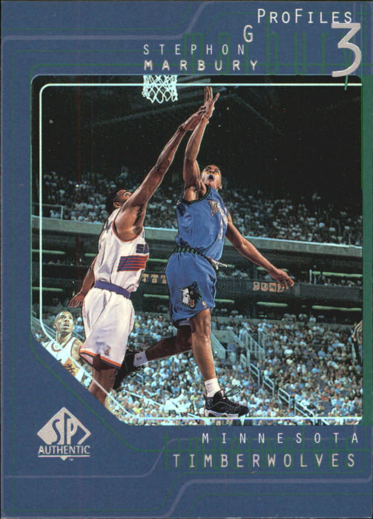 1997-98 SP Authentic Profiles 1 #P38 Stephon Marbury