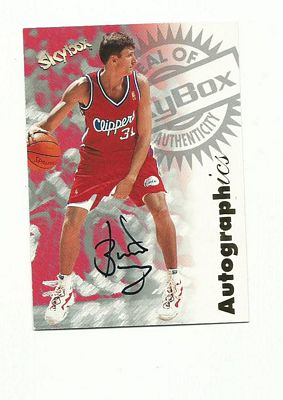 1997-98 SkyBox Premium Autographics #10 Brent Barry