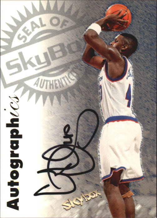 1997-98 SkyBox Premium Autographics #23 Calbert Cheaney