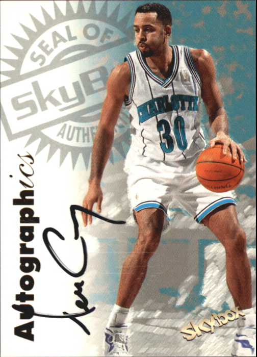1997-98 SkyBox Premium Autographics #27 Dell Curry