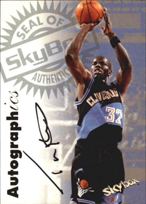 1997-98 SkyBox Premium Autographics #49 Tyrone Hill