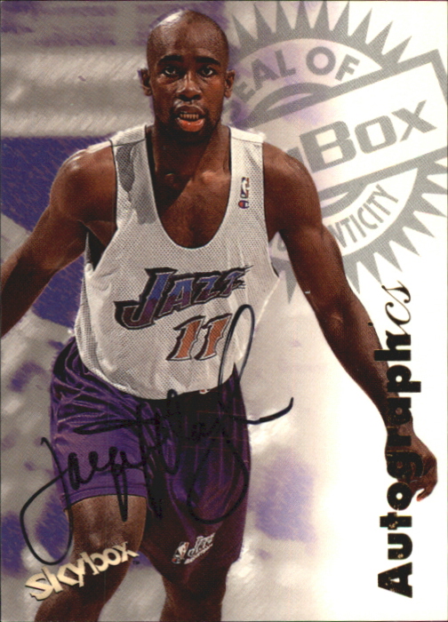 1997-98 SkyBox Premium Autographics #106 Jacque Vaughn
