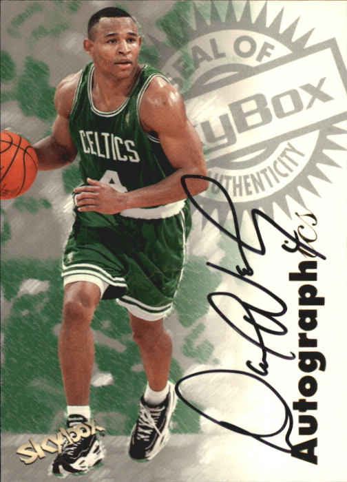 1997-98 SkyBox Premium Autographics #110 David Wesley