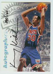 1997-98 SkyBox Premium Autographics Century Marks #62 Kerry Kittles