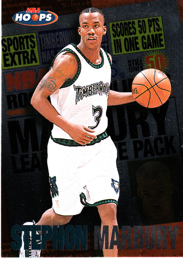 1997-98 Hoops Rookie Headliners #RH5 Stephon Marbury