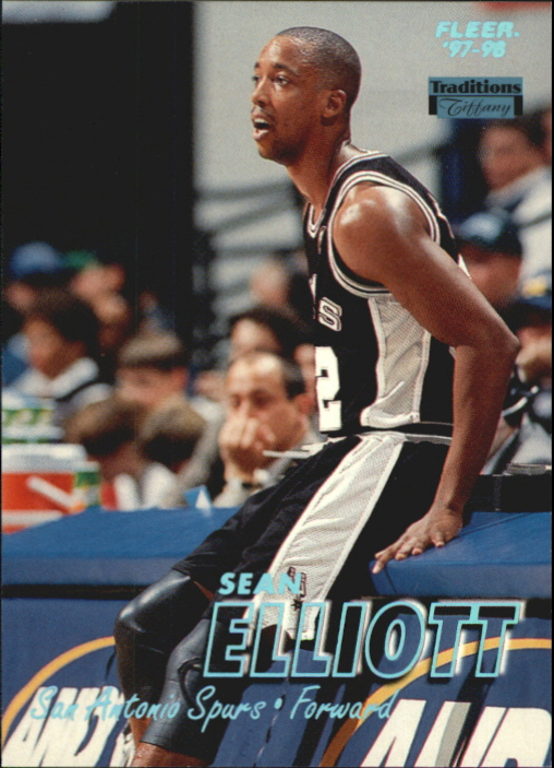 1997-98 Fleer Tiffany Collection #133 Sean Elliott