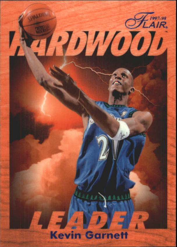 1997-98 Fleer Flair Hardwood Leaders #16 Kevin Garnett