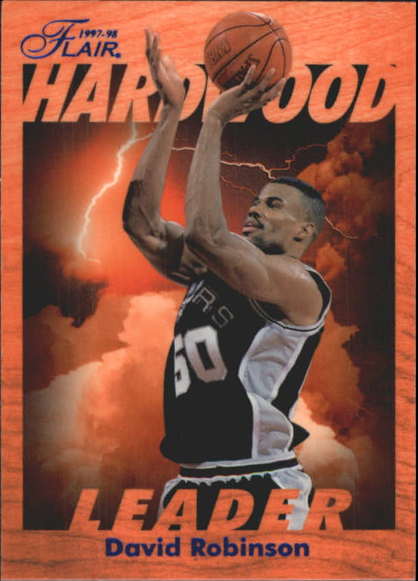 1997-98 Fleer Flair Hardwood Leaders #24 David Robinson