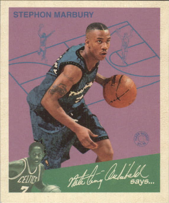1997-98 Fleer Goudey Greats #6 Stephon Marbury
