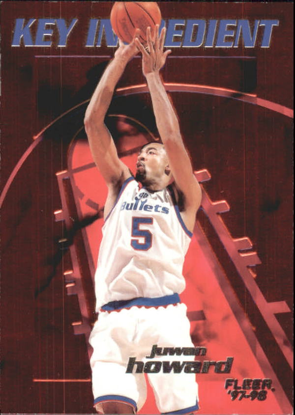 1997-98 Fleer Key Ingredients #4 Juwan Howard