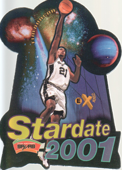 1997-98 E-X2001 Star Date 2001 #5 Tim Duncan