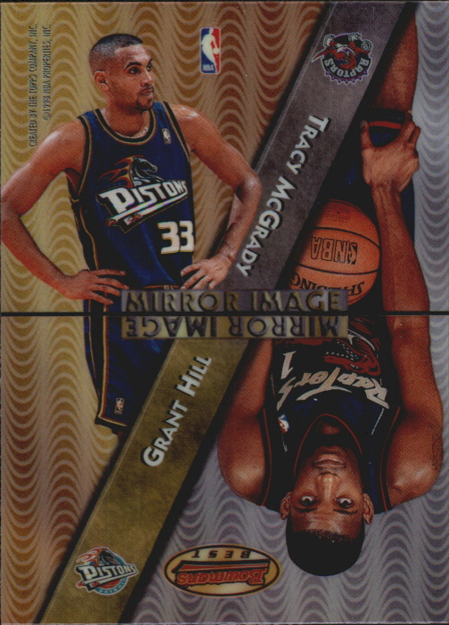 1997-98 Bowman's Best Mirror Image Refractors #MI5 Grant Hill/Tracy McGrady/Shareef Abdur-Rahim/Kevin Garnett