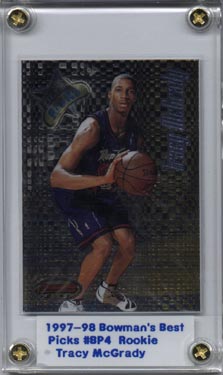 1997-98 Bowman's Best Picks #BP4 Tracy McGrady