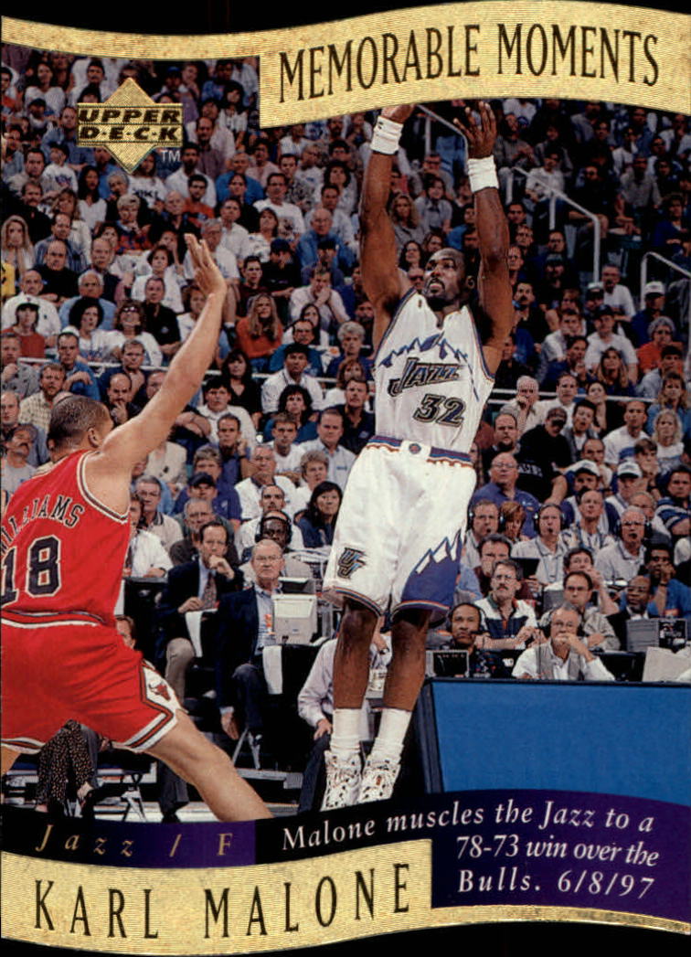 1997-98 Collector's Choice Memorable Moments #7 Karl Malone