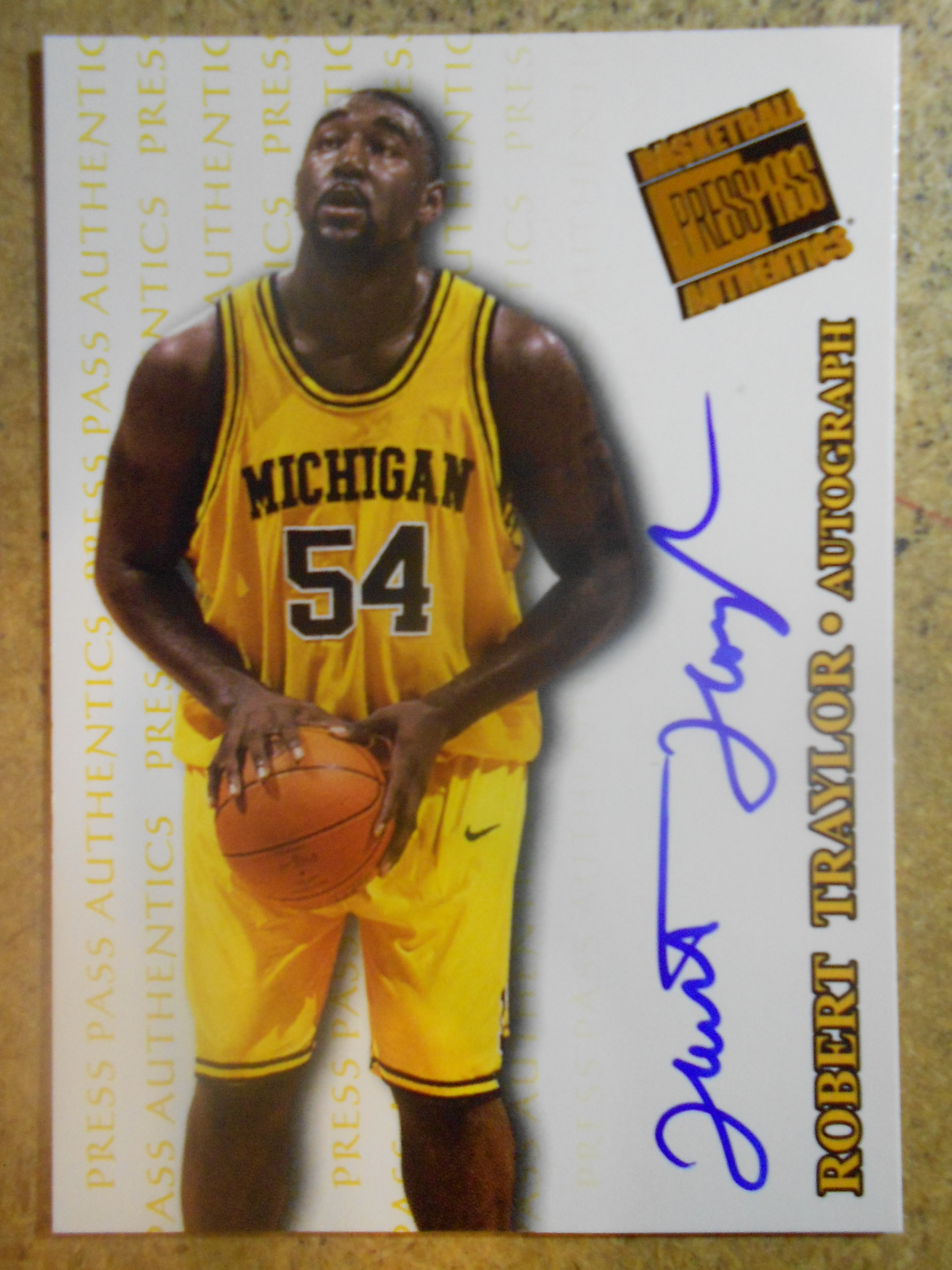 1998 Press Pass Authentics Autographs #9 Robert Traylor