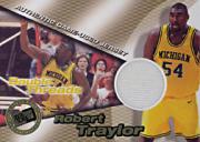 1998 Press Pass Double Threat Double Thread Jerseys #DT3 Robert Traylor/Keith Van Horn