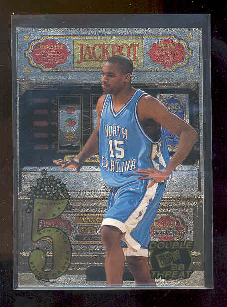 1998 Press Pass Double Threat Jackpot #J2B Vince Carter