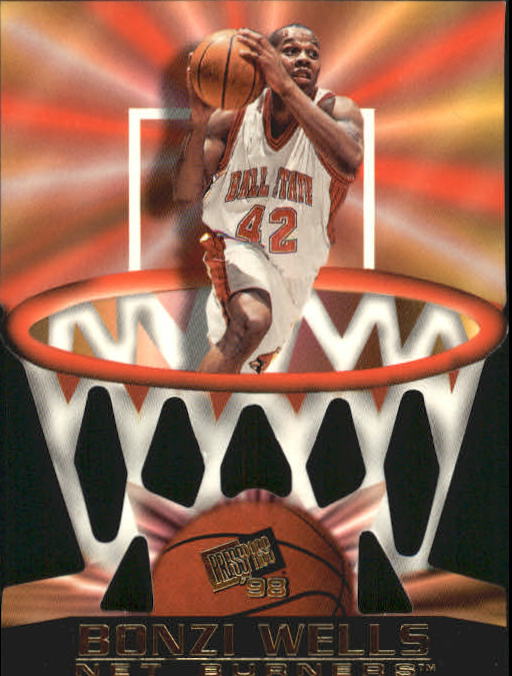 1998 Press Pass Net Burners #15 Bonzi Wells
