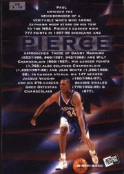 1998 Press Pass Fastbreak #FB5 Paul Pierce back image