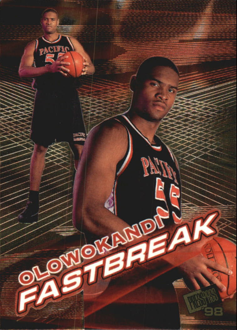 1998 Press Pass Fastbreak #FB6 Michael Olowokandi