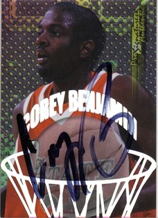 1998 Collector's Edge Impulse Pro Signatures #3 Corey Benjamin
