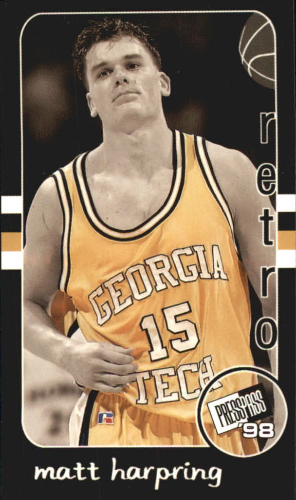 1998 Press Pass Double Threat Retros #R13 Matt Harpring