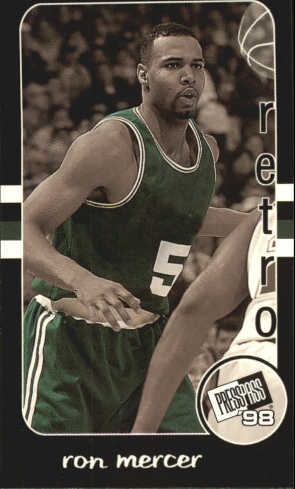 1998 Press Pass Double Threat Retros #R32 Ron Mercer