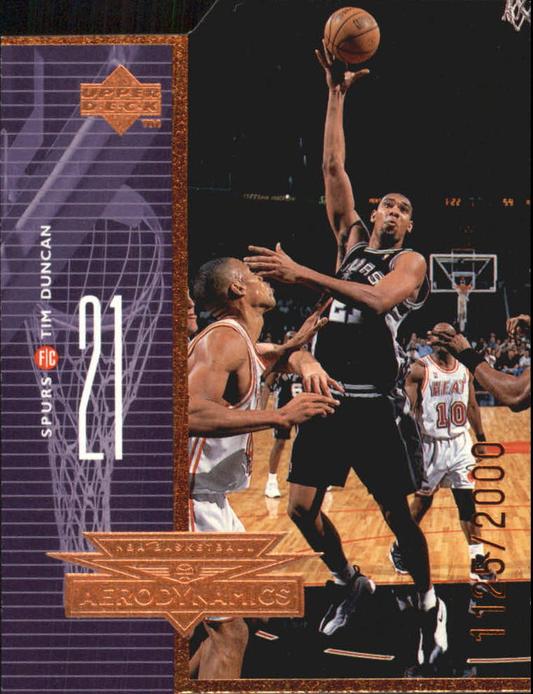 1998-99 Upper Deck AeroDynamics Bronze #A21 Tim Duncan