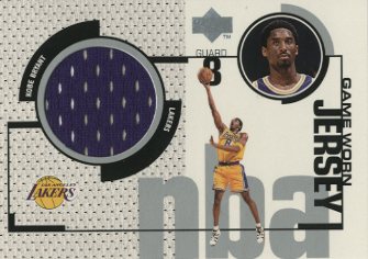 1998-99 Upper Deck Game Jerseys #GJ21 Kobe Bryant