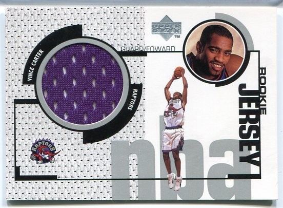1998-99 Upper Deck Game Jerseys #GJ43 Vince Carter