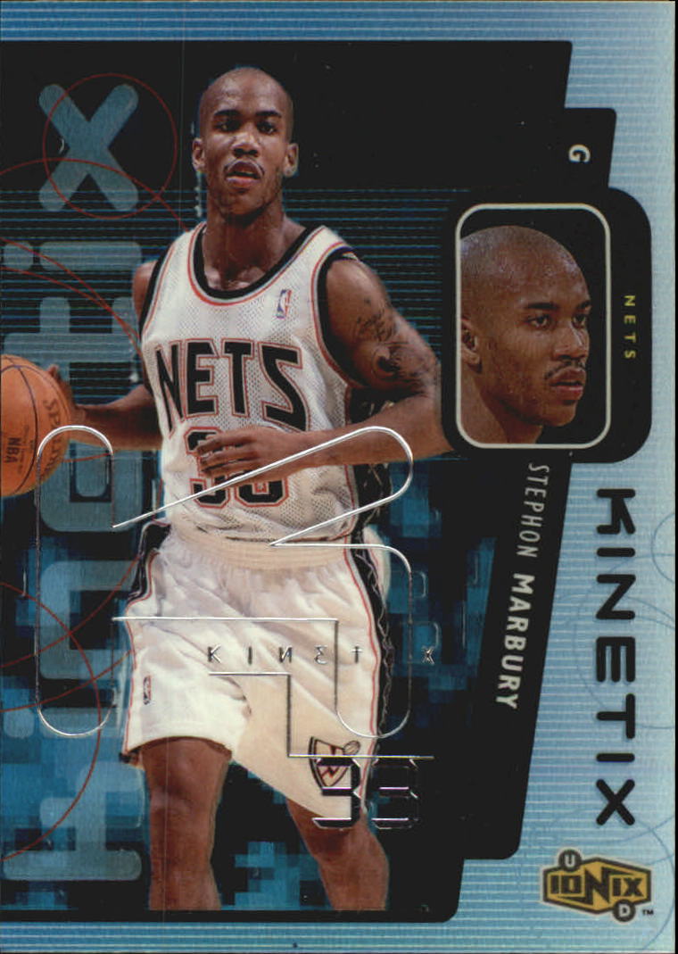 1998-99 UD Ionix Kinetix #K5 Stephon Marbury