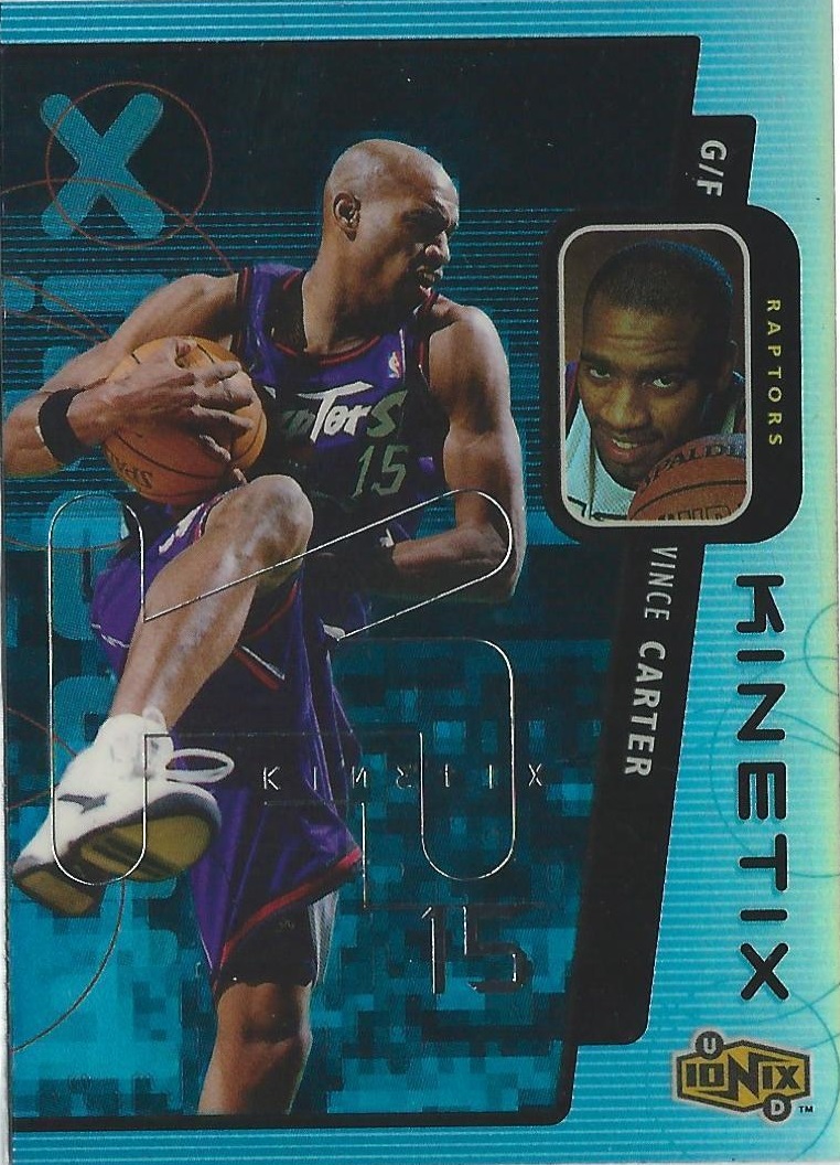 1998-99 UD Ionix Kinetix #K7 Vince Carter