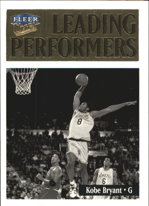1998-99 Ultra Leading Performers #3 Kobe Bryant