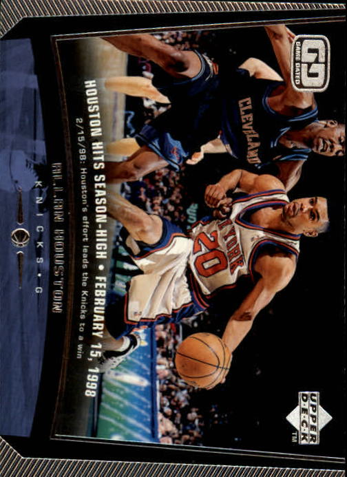 1998-99 Upper Deck #104 Allan Houston