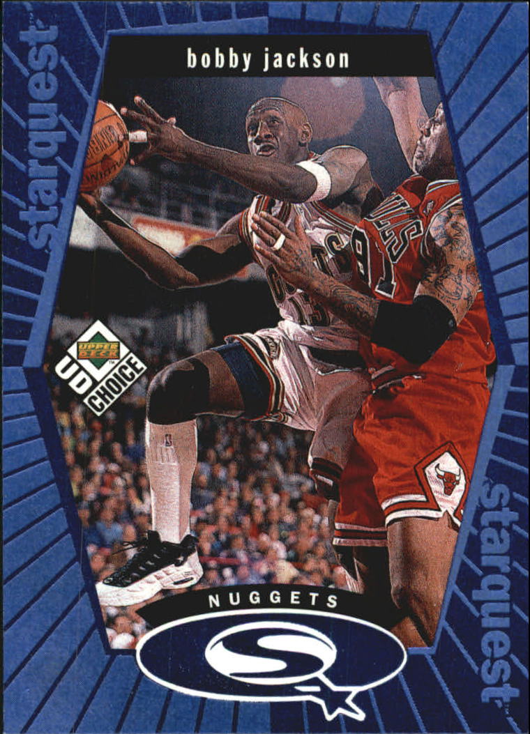 1998-99 UD Choice StarQuest Blue #SQ7 Bobby Jackson