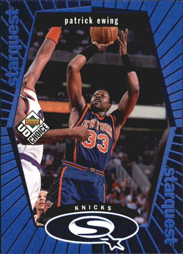1998-99 UD Choice StarQuest Blue #SQ18 Patrick Ewing