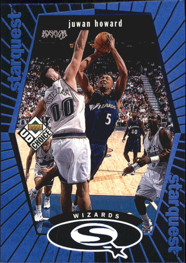 1998-99 UD Choice StarQuest Blue #SQ29 Juwan Howard