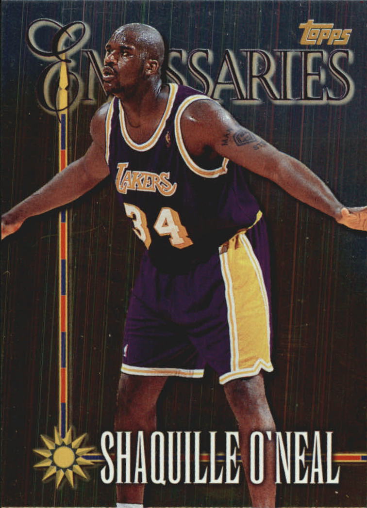 1998-99 Topps Emissaries #E8 Shaquille O'Neal