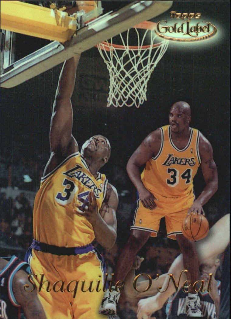 1998-99 Topps Gold Label #GL2 Shaquille O'Neal