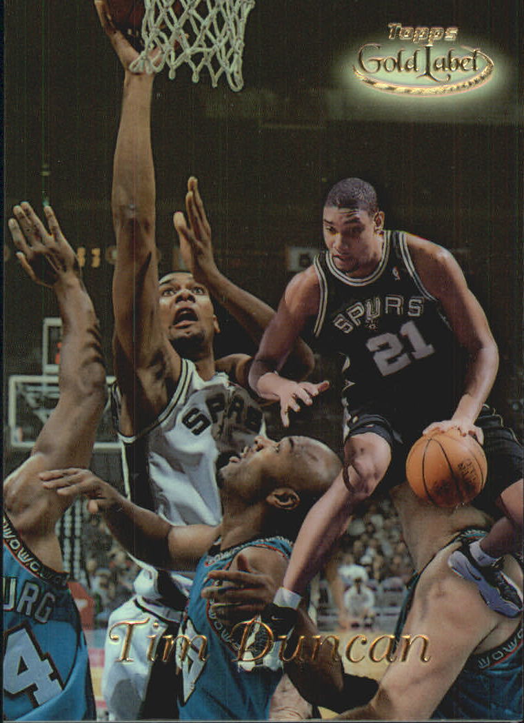 1998-99 Topps Gold Label #GL7 Tim Duncan