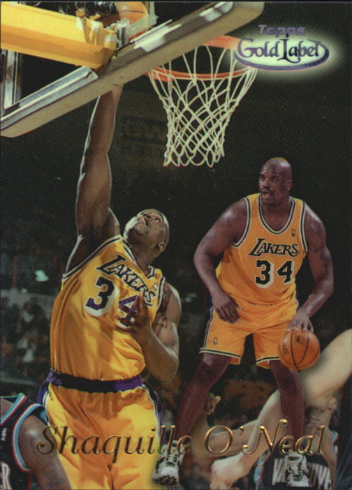 1998-99 Topps Gold Label Black Label #GL2 Shaquille O'Neal