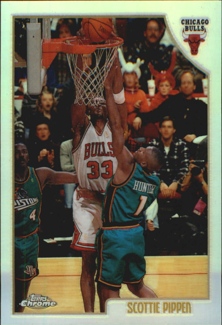 1998-99 Topps Chrome Refractors #1 Scottie Pippen