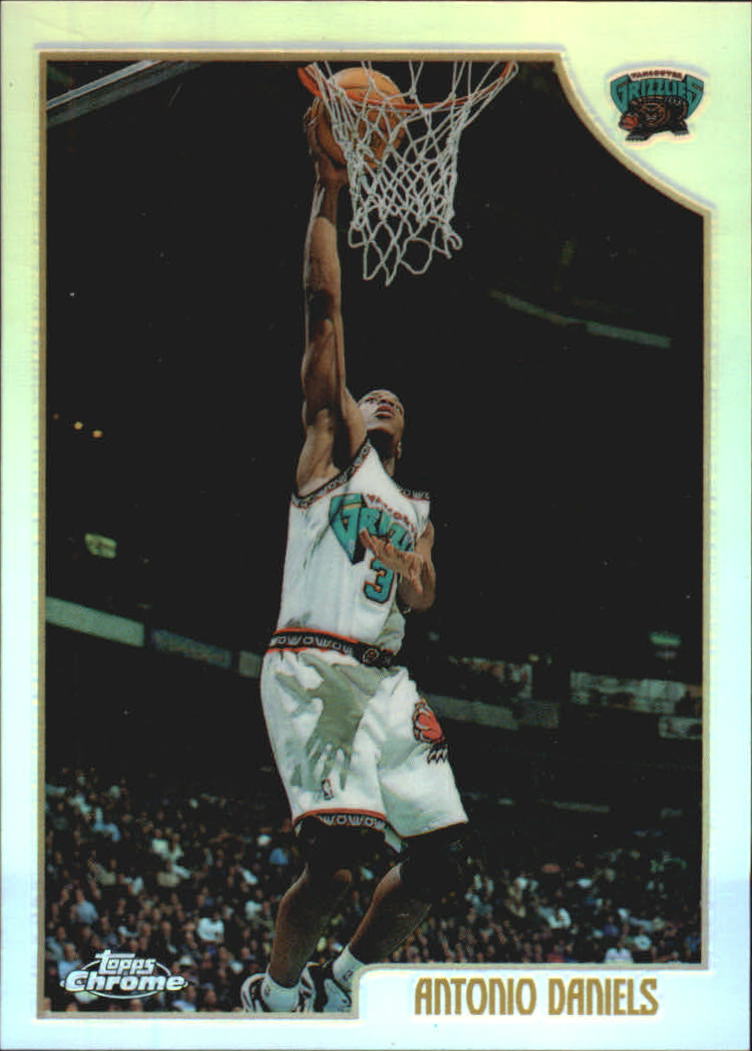 1998-99 Topps Chrome Refractors #33 Antonio Daniels