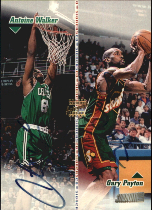 1998-99 Stadium Club Co-Signers #CO12 Antoine Walker/Gary Payton
