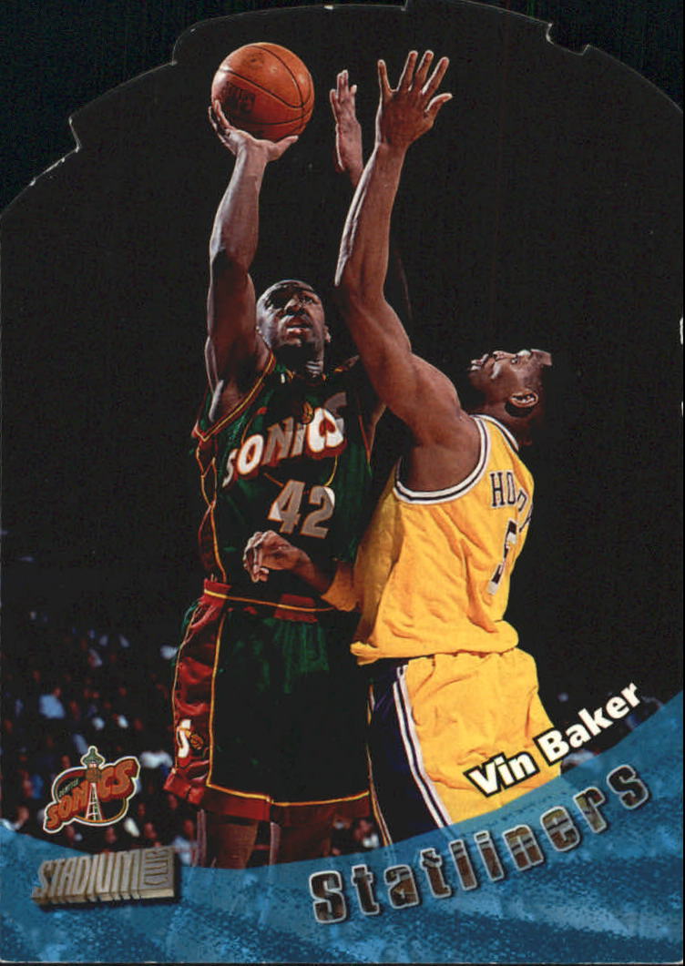 1998-99 Stadium Club Statliners #S12 Vin Baker