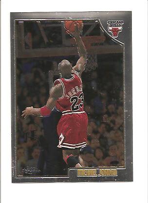 1998-99 Topps Chrome Preview #77 Michael Jordan