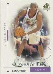 1998-99 SP Authentic #95 Vince Carter RC
