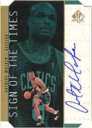1998-99 SP Authentic Sign of the Times Gold #AW Antoine Walker