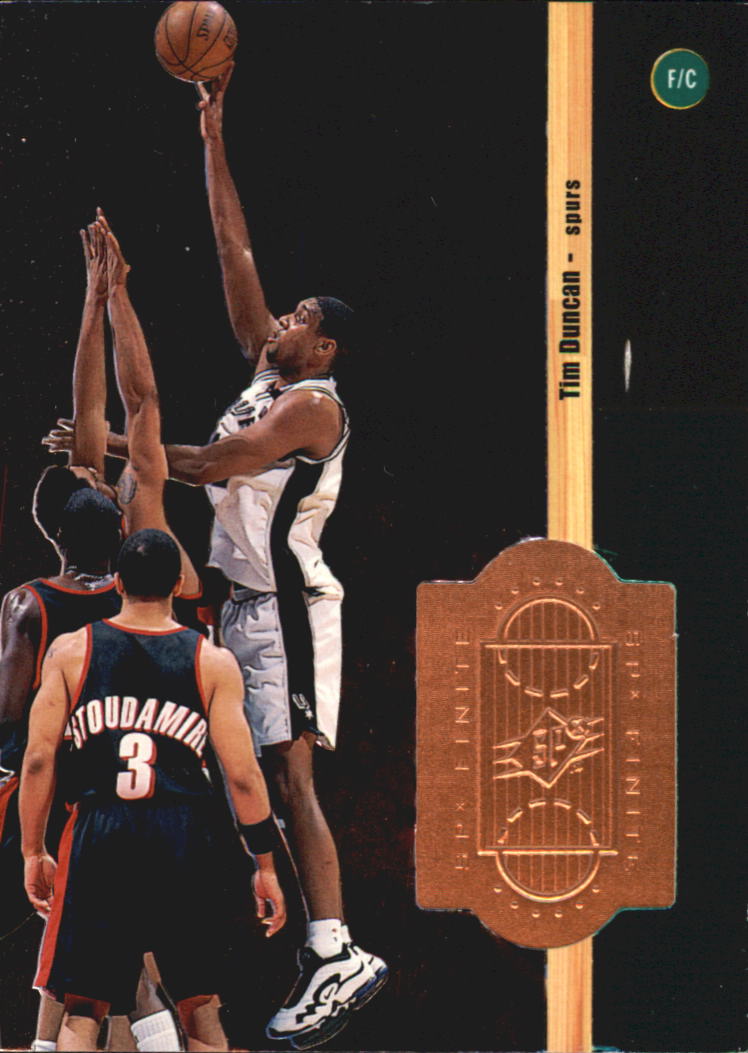 1998-99 SPx Finite #68 Tim Duncan